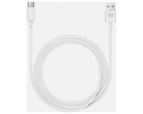 CABLE USB A TYPE-C 1M BLANCO APPROX (Espera 4 dias)
