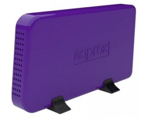 CAJA EXTERNA USB 3.5"" SATA MORADO APPROX (Espera 4 dias)