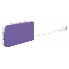 HUB 4 PUERTOS USB APPROX COLOR MORADO APPHT4P