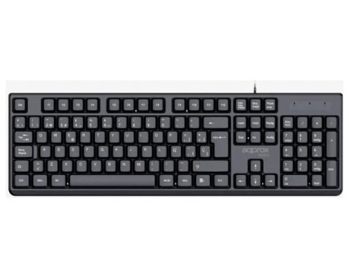 APPROX Teclado X205 USB 2.0 Negro-120 APPROX Teclado X205 USB 2.0 Negro