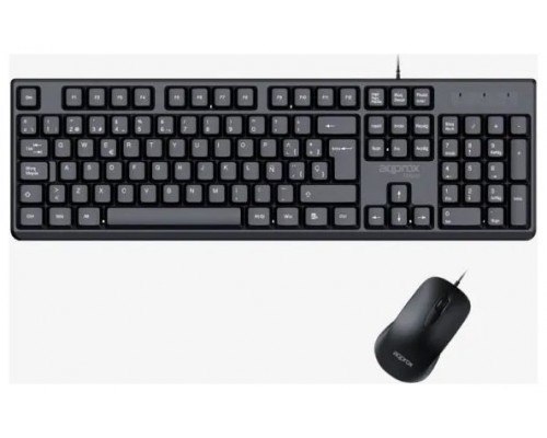 TECLADO Y MOUSE APPROX APPMX245 CABLE USB 1.45m-1601 TECLADO Y MOUSE APPROX APPMX245 CABLE USB 1.45m