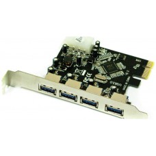 CONTROLADORA PCIE  4 PUERTOS USB 3.0 APPROX APPPCIE4P