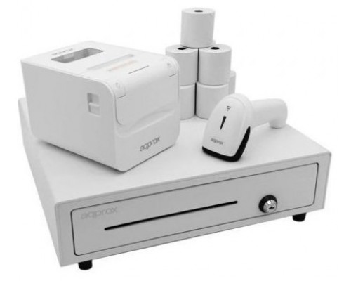 KIT TPV APPROX CAJON APPCASH01 BLANCO + SCAN APPLS22WH