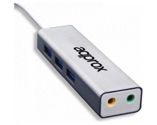 ADAPTADOR DE SONIDO USB 5.1 APPROX APPUSB51HUB+ HUB