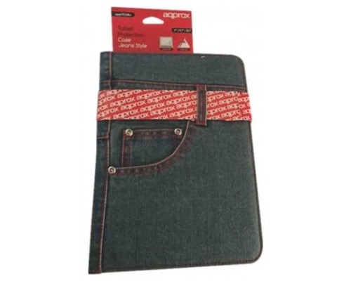 FUNDA UNIVERSAL TABLET  9"" A 10.1"" NYLON AZUL JEANS APPROX (Espera 4 dias)