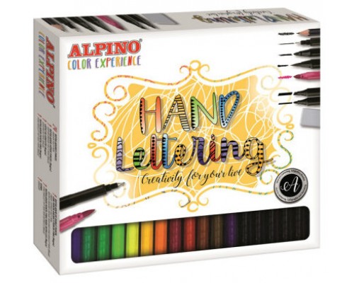 SET ROTULADORES HAND LETTERING COLOR EXPERIENCE ALPINO AR000701 (Espera 4 dias)