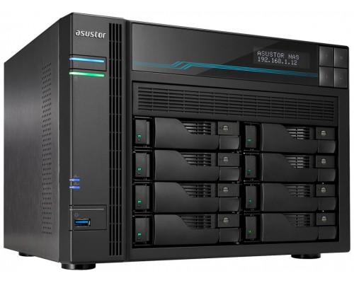 SERVIDOR NAS ASUSTOR AS6508T 8 BAHIAS ATOM C3538 QUAD