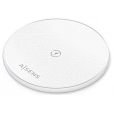 AISENS - CARGADOR INALAMBRICO USB-C 15W PARA MOVIL, BLANCO