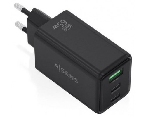 CARGADOR AISENS ASCH-65W3P073-BK