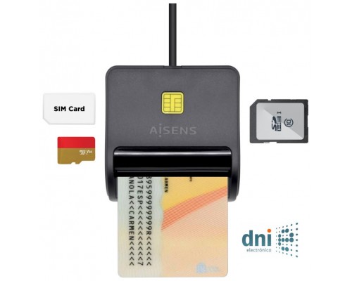 LECTOR TARJETA DNI - SIM SD Micro SD MMC RSMMC MMC