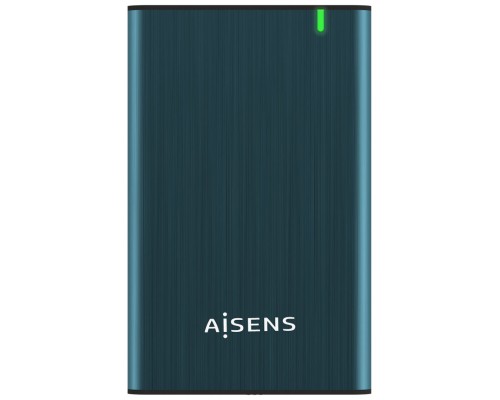 AISENS CAJA EXTERNA 2,5" ASE-2525BWN 9.5MM SATA A USB 3.0/USB3.1 GEN1, AZUL PACIFICO