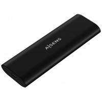 AISENS CAJA EXTERNA M.2 (NGFF) ASM2-014B SATA/NVME A USB3.1 GEN2, NEGRA