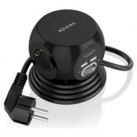 REGLETA 3 SALIDAS AISENS SOBREMESA 2xUSB-C 2xUSB-A
