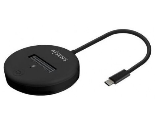 Aisens USB-C Dock M.2 Sata/Nvme-Usb3.1 Gen2 Negra