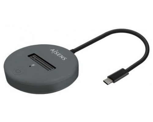 AISENS - USB-C DOCK M.2 (NGFF) ASUC-M2D014-GR SATA/NVME A USB3.1 GEN2, GRIS