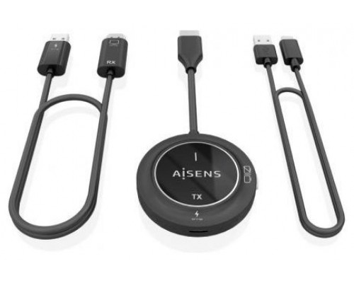 AISENS - HDMI INALAMBRICO 1080P 30M, NEGRO
