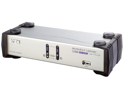 Aten CS1742 interruptor KVM Blanco (Espera 4 dias)