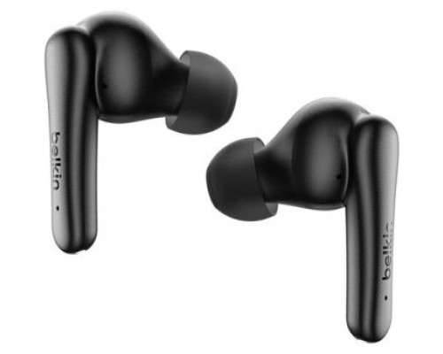 Belkin SoundForm Rhythm Auriculares Inal&aacute;mbrico y al&aacute;mbrico Dentro de o&iacute;do Llamadas/M&uacute;sica USB Tipo C Bluetooth Negro (Espera 4 dias)