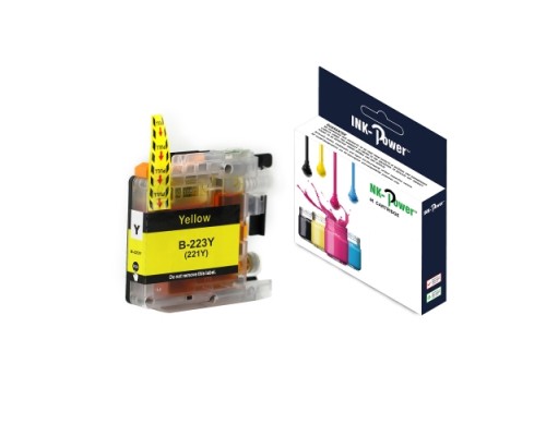 INK-POWER CARTUCHO COMP. BROTHER LC223Y AMARILLO  9 ML