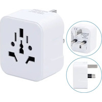 ADAPTADOR DE VIAJE UNIVERSAL A TIPO BRITANICO BLANCO AIGOSTAR (Espera 4 dias)-2180 ADAPTADOR DE VIAJE UNIVERSAL A TIPO BRITANICO BLANCO AIGOSTAR (Espera 4 dias)
