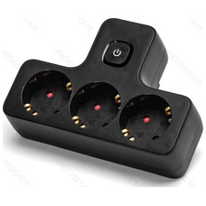 ENCHUFE DE CONVERSION ALEMAN 1 A 3 16A CON INTERRUPTOR NEGRO AIGOSTAR (Espera 4 dias)-2181 ENCHUFE DE CONVERSION ALEMAN 1 A 3 16A CON INTERRUPTOR NEGRO AIGOSTAR (Espera 4 dias)