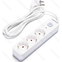 REGLETA PROTECTORA SERIE L 3 TOMAS CON INTERRUPTOR 1.5 M BLANCA AIGOSTAR (Espera 4 dias)-2181 REGLETA PROTECTORA SERIE L 3 TOMAS CON INTERRUPTOR 1.5 M BLANCA AIGOSTAR (Espera 4 dias)