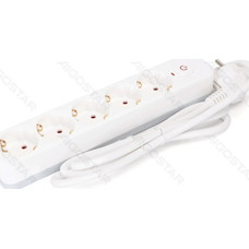 REGLETA PROTECTORA SERIE L 5 TOMAS CON INTERRUPTOR 1.5 M BLANCA AIGOSTAR (Espera 4 dias)-2181 REGLETA PROTECTORA SERIE L 5 TOMAS CON INTERRUPTOR 1.5 M BLANCA AIGOSTAR (Espera 4 dias)