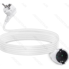 CABLE ALARGADOR ALEMAN 3G 5 M BLANCO AIGOSTAR (Espera 4 dias)-2183 CABLE ALARGADOR ALEMAN 3G 5 M BLANCO AIGOSTAR (Espera 4 dias)