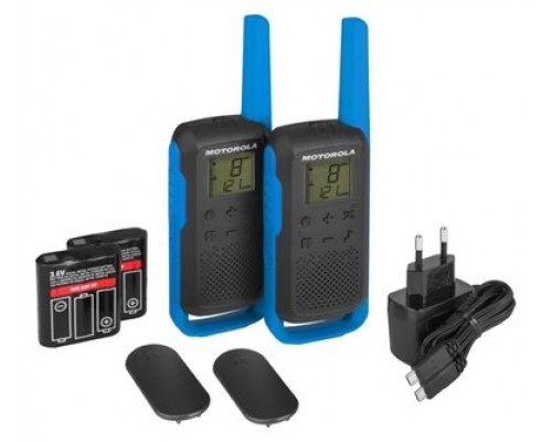 WALKIE-TALKIE MOTOROLA TLKR-T62 AZUL PACK 2