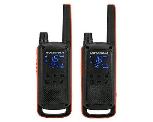 WALKIE-TALKIE MOTOROLA TLKR-T82 NEGRO PACKS 2