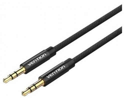 CABLE AUDIO ESTEREO JACK 3.5/M JACK 3.5/M 0.5 M NEGRO VENTION (Espera 4 dias)