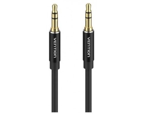 CABLE AUDIO ESTEREO JACK 3.5/M JACK 3.5/M 0.5 M NEGRO VENTION (Espera 4 dias)