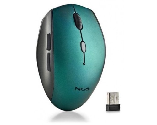 MOUSE NGS WIRELESS BEE BLUE CON TECLAS SILENCIOSAS