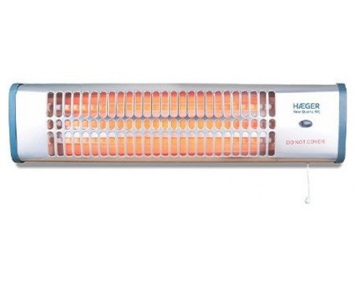 CALEFACTOR ELECTRICO NEW QUARTZ 1200W BLANCO HAEGER (Espera 4 dias)