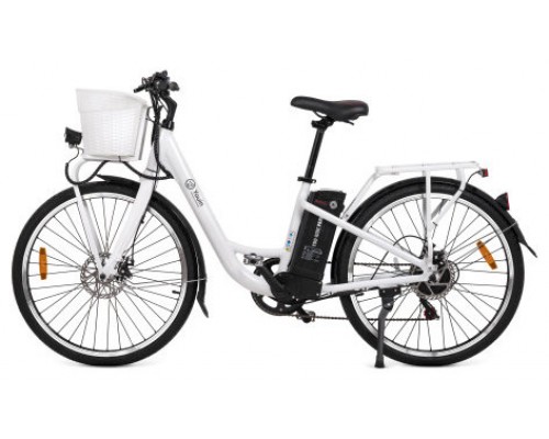 YOUIN YOURIDE Paris - PASEO - RUEDA 26” - BAT. INTEGRADA Y EXTRAIBLE - BLANCA (Espera 4 dias)