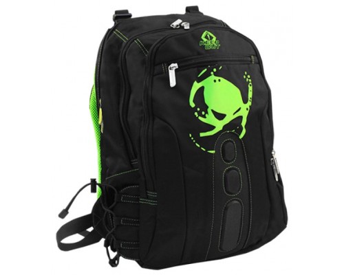 MOCHILA GAMING BK7GXL 17"" NEGRO/VERDE KEEPOUT (Espera 4 dias)