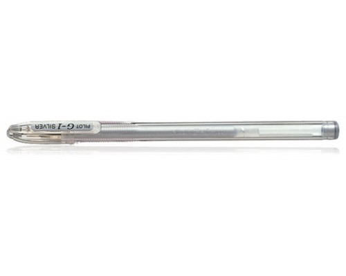 BOLIGRAFO ROLLER GEL G-1 0.7MM PLATA PILOT BL-G1-7T-S (MIN12) (Espera 4 dias)