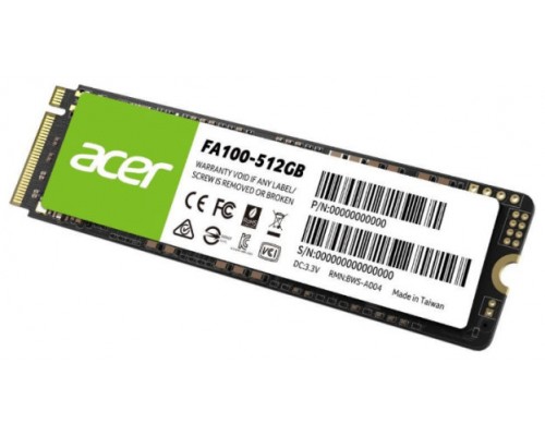 ACER SSD FA100 512Gb PCIe Gen3 M.2