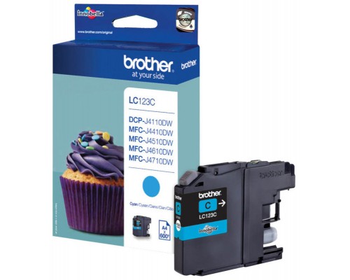 TINTA BROTHER LC-123C CIAN (Espera 4 dias)