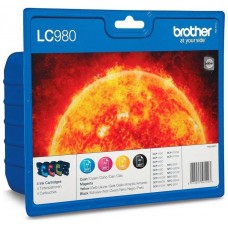 TINTA BROTHER LC-980VALBP PACK CUATRICOLOR C/M/Y/BK (Espera 4 dias)