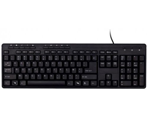 BLUESTORK SLIM MULTIMEDIA USB KEYBOARD - BLACK - SPANISH LAYOUT (BS-KB-MFIRST2/SP) (Espera 4 dias)