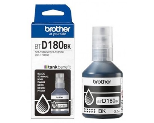 BROTHER Botella de tinta negra para hasta 7500 paginas