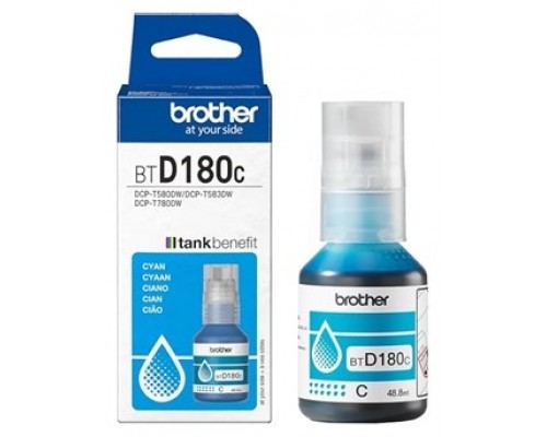 BROTHER Botella de tinta cian para hasta 5000 paginas