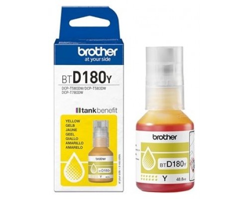 BROTHER Botella de tinta amarilla hasta 5000 paginas