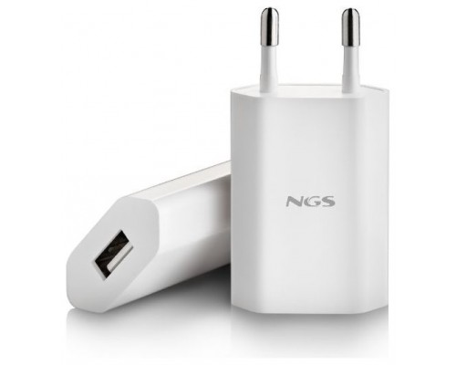 NGS Cargador pared blanco USB 5V2A/10W