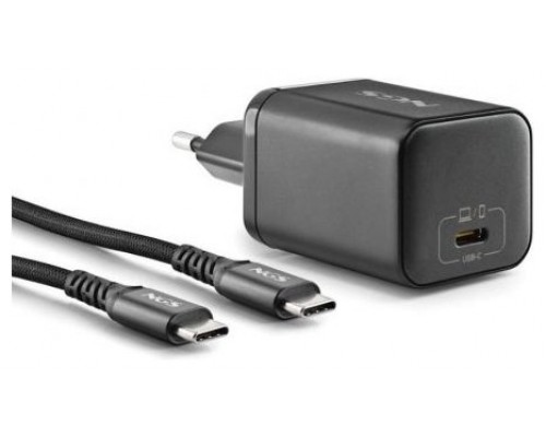 CARGADOR PARED GaN2 USB-C + CABLE 65W NEGRO NGS (Espera 4 dias)