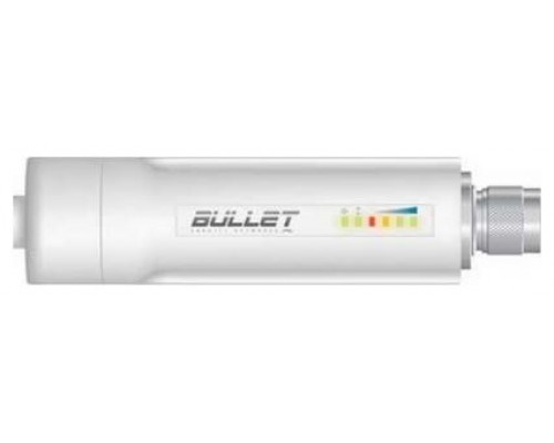 PUNTO DE ACCESO AMPLIFICADOR UBIQUITI NETWORKS BULLETM2-HP 2.4GHZ AIRMAX (Exteriores) (Espera 4 dias)