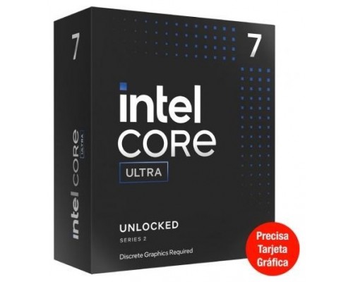 BOXED INTEL CORE ULTRA 7 PROCESSOR 265F (30M CACHE UP TO 5.30 GHZ) FCLGA18W  BX80768265F 99CN98 (Espera 4 dias)