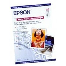 Epson Papel Mate de Alto Gramaje, A3, 50 Hojas de 167g. Matte Paper Heavy Weight