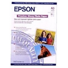 Epson Papel Premium Glossy Photo 255g, 20 Hojas de A3